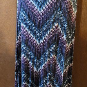 Multi colored maxi skirt